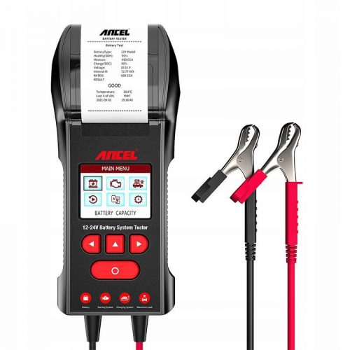  TESTER BATTERIA AUTO ANCEL BST600 AGM GEL VRLA CON STAMPANTE LCD