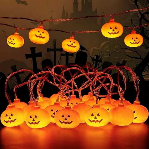  Luci decorative di Halloween, catena luminosa a forma di zucca 3 m 20 LED