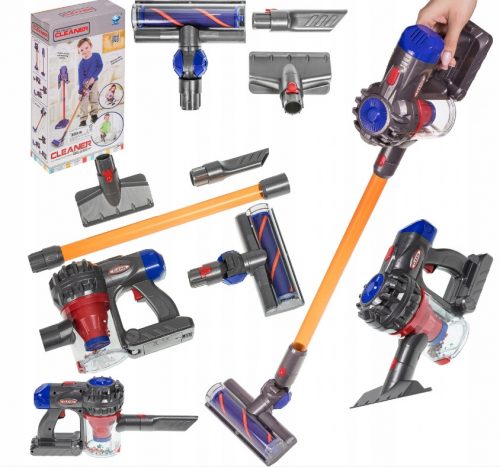  Aspirapolvere verticale 3in1 Ritrazione, Aspirazione, Suono per bambini + Batteria