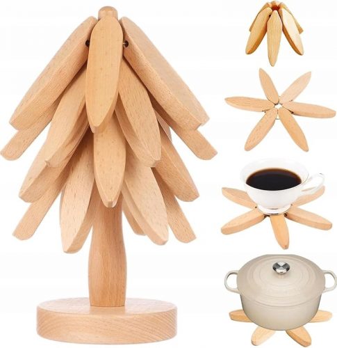  Supporti per alberi in legno, supporti in legno