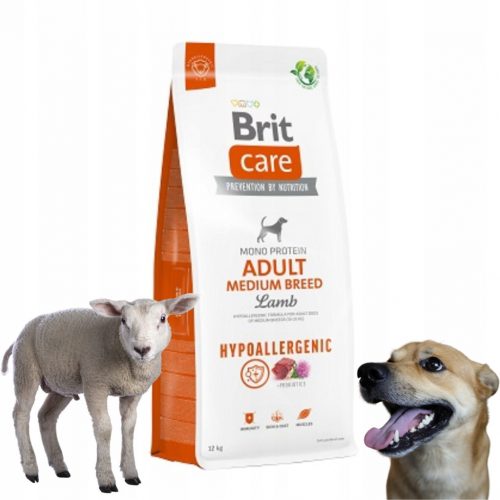  BRIT Care Hypoallergenic Medium Agnello Agnello Cibo per cani 12 kg