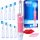  Set spazzolino elettrico Oral-B Vitality 100 3D bianco rosa