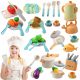  Set cucina grande per bambini, pentole e stoviglie, 49 pz