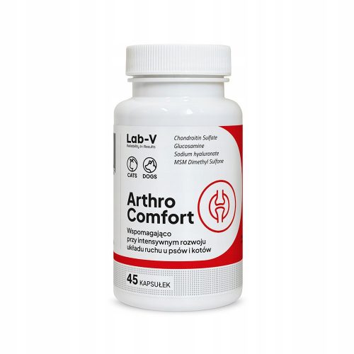  LAB-V Arthro Comfort supporto sanitario articolare per cani e gatti 45 capsule