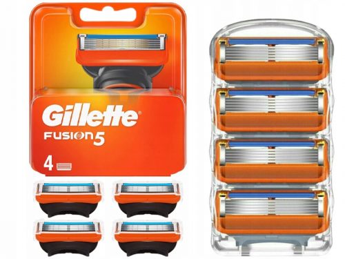  Cartucce di ricambio per lame di ricambio per rasoio Gillette Fusion 5, 4 pezzi affilate