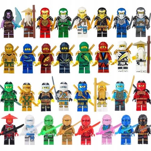  BLOCCHI NINJAGO MINI FIGURE NINJA SET 32 PEZZI