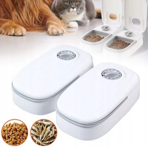  ALIMENTATORE AUTOMATICO PER GATTI E MANGIATORE PER CANI CON TIMER 48 ORE