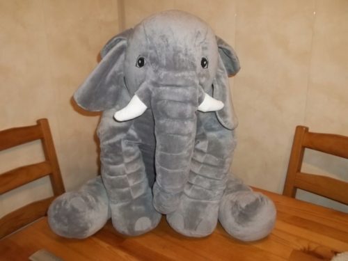  MASCOTTE ELEFANTE GRANDE COCCOLE 50X38X43CM