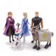  Figure Elsa e Anna Frozen Sven Olaf 5 pezzi