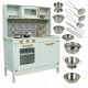  CUCINA GRANDE PER BAMBINI RIPIANI EMILIA IN LEGNO MENTA ACCESSORI SUONO