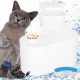  Fontana d'acqua automatica per gatti e cani, ciotola, abbeveratoio silenzioso + filtro