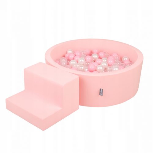  KiddyMoon Parco giochi in schiuma rosa 200 palline PPZP-OK30D-122