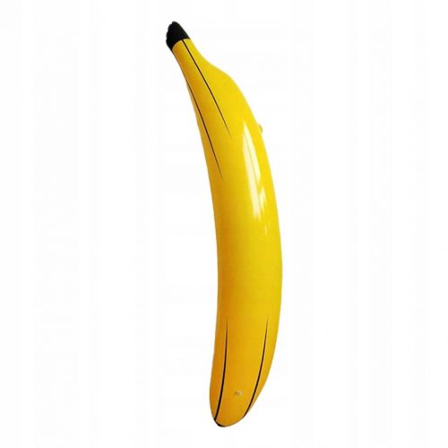  Banana gonfiabile durevole in PVC giallo, impermeabile, perfetta