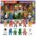  STATUINE STUMBLE GUYS SET DI 12 FIGURINE DI GIOCO + 8 CARTE STUMBLE GYUS PER UN FAN