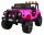  Jeep Monster 4x4 fuoristrada per bambini Rosa + Telecomando + Regolazione