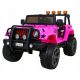  Jeep Monster 4x4 fuoristrada per bambini Rosa + Telecomando + Regolazione