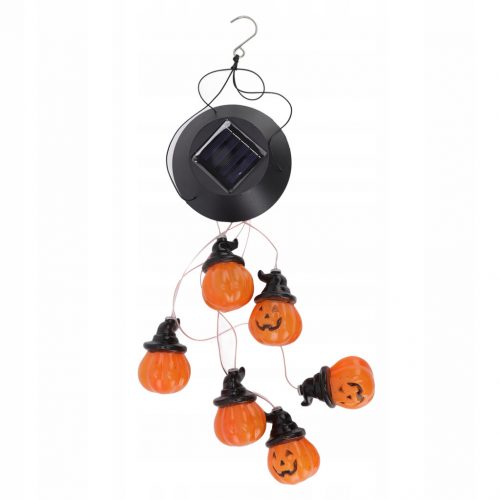  o-LAMPADE SOLARI CATENA 6xLED ZUCCHE DI HALLOWEEN