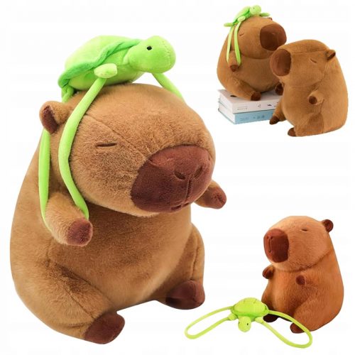  PELUCHE CAPYBARA RODITORE, SIMPATICO ANIMALE FUMETTO CAPYBARA DI PELUCHE, CARINO 25 CM