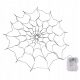  Ragnatela artificiale a LED 1,2 m, 8 effetti Halloween, arancione