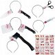  SET FASCIA FORBICI COLTELLO SIRINGA CLEADER + TATUAGGI HALLOWEEN