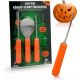  ACCESSORI PER INTAGLIARE LA ZUCCA SET HALLOWEEN DA 4 PEZZI