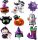  9x PALLONCINI HALLOWEEN SET PALLONCINI HALLOWEEN PALLONE ZUCCA COVERBEB FANTASMA