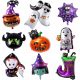  9x PALLONCINI HALLOWEEN SET PALLONCINI HALLOWEEN PALLONE ZUCCA COVERBEB FANTASMA