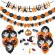  DECORAZIONE HALLOWEEN SET DI DECORAZIONI PER FESTE DA 25 PEZZI PALLONCINI BANNER