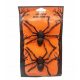  Decorazione Halloween Ragno grande in gomma 10x12cm confezione da 20 pezzi