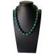  COLLANA MALACHITE VERDE PIETRA DEL RE SALOMONE SAGGEZZA AMORE BUONA AURA