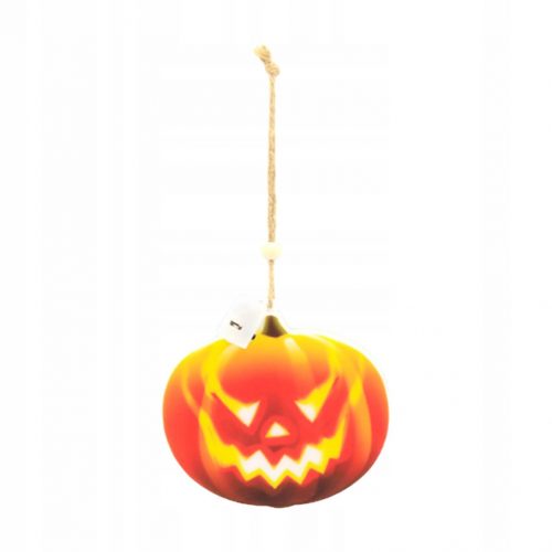  Puntelli di zucca appesi alla porta con luci a LED di Halloween