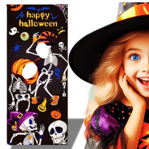 FOTO DA PARETE FOTO SFONDO halloween GADGET SCHELETRO TENDA BANNER ==