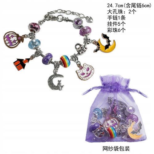  Collana con braccialetto di perline di Halloween