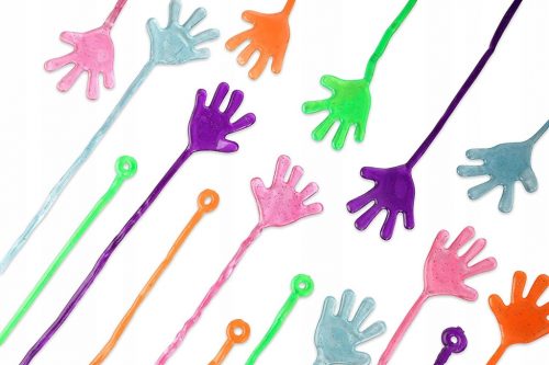  20 SLIME GLUTE STICKY HANDS ADESIVO PER MANI COLORATO