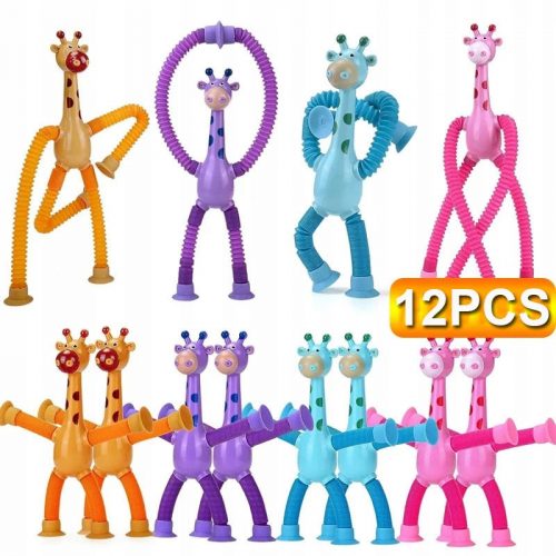  Tubi Pop Tubi Tubi Sensoriali Set 12pz Giraffa REGALO PER BAMBINI