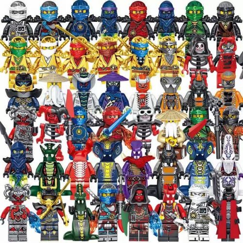  BLOCCHI NINJAGO MINI FIGURE NINJA SET 48 PEZZI