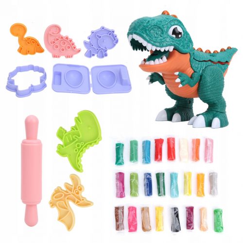  24 colori per bambini giocattolo in plastilina dinosauro fai da te stampo per fango bambino modellazione argilla Bi