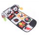  Cuscino Baby Tummy Time con tappetino morbido nero bianco ad alto contrasto di colori