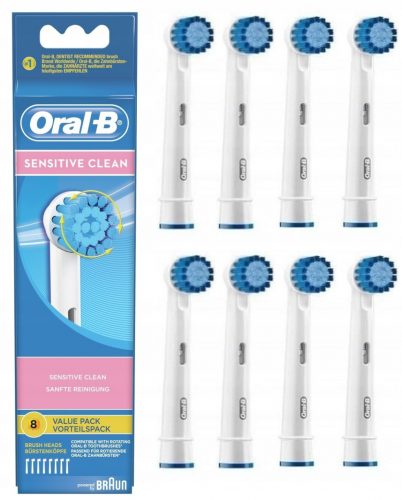  Testine per spazzolino Oral-B Sensitive Clean 8 pezzi