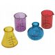  Provetta per bicchieri in plastica da laboratorio 30ml x4