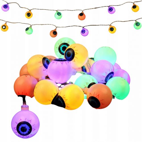  LUCI LED HALLOWEEN Decora, Ghost Eye 1,5 m