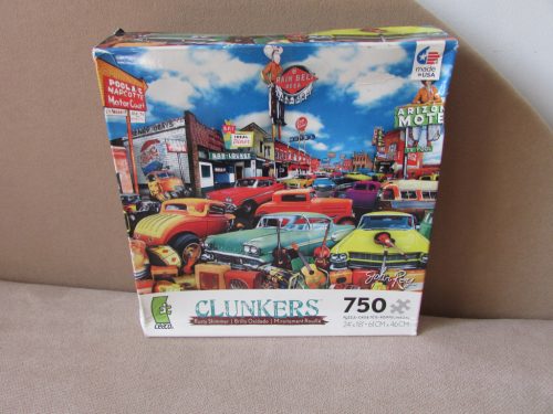  Puzzle auto, 750 pezzi, della Clunkers dagli USA, 46x61 cm