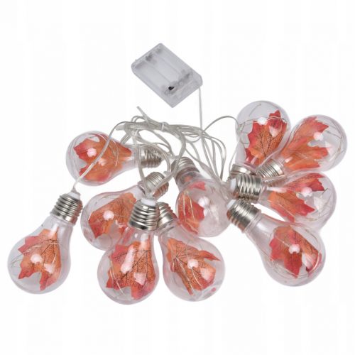  GIRLADNA LAMPADE DECORATIVE 10LED FOGLIE 4M