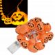  GHIRLANDA DI HALLOWEEN 20LED CATENA LUMINOSA ZUCCA