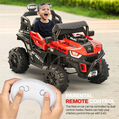  BUGGY auto a batteria per bambini, IN PELLE + 2 BATTERIE + TELECOMANDO