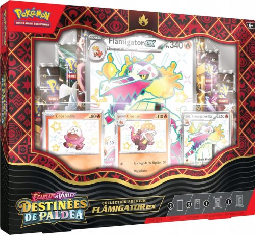  Carte Flamigator-ex del GCC Pokémon Destini di Paldea