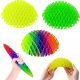  Fidget Worm Giocattolo antistress Verme morfotico Set 3 pezzi Giallo+Verde