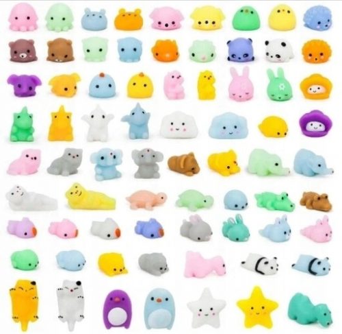  72 PEZZI DI GIOCATTOLI MOCHI SQUISHY FIDGET