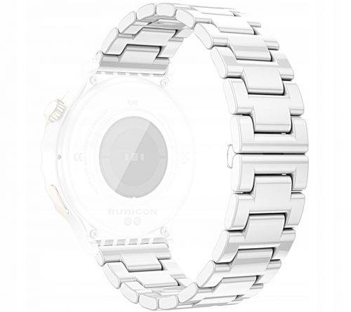  Bracciale bianco per il modello Rubicon RNCE92 - Ceramica UNIVERSALE da 22 mm