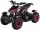  Quad Atv Elettrico Cobra 800 Watt (Nero/Rosa)